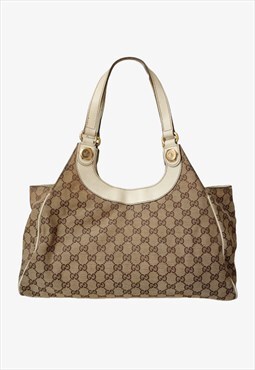 Vintage 90s Gucci GG Canvas Patterned Shoulder Bag