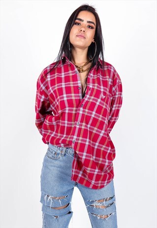 VINTAGE AVIREX FLANNEL SHIRT S992