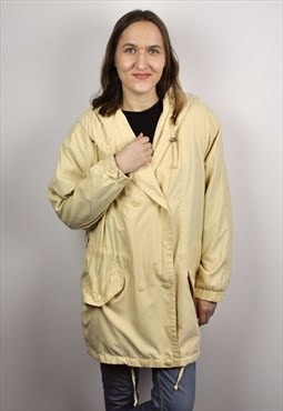 Vintage London Fog Women's M Raincoat Parka Jacket Double