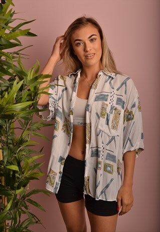 LIGHTWEIGHT PATTERN SHIRT GSS589