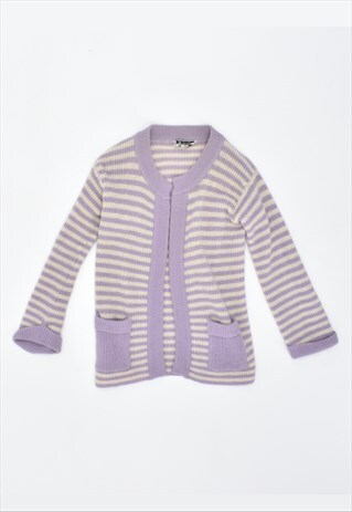 VINTAGE 90'S BENETTON BORERO STRIPES PURPLE