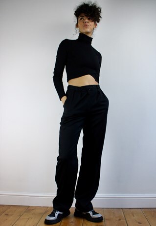 VINTAGE 80S HIGH WAISTED TROUSERS