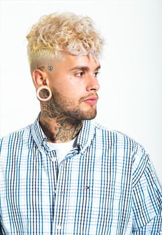 VINTAGE 80S TOMMY HILFIGER CLASSIC SHIRT / S6311
