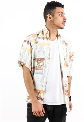 VINTAGE PATTERNED SHIRT PSAW468D