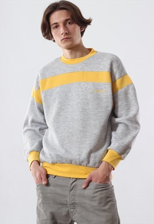 90'S VINTAGE MENS ADIDAS ORIGINALS SWEATSHIRT CREW NECK