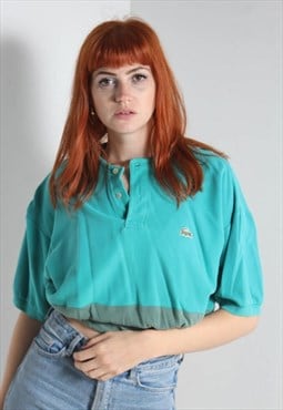 Vintage Lacoste Reworked Cropped Top Green