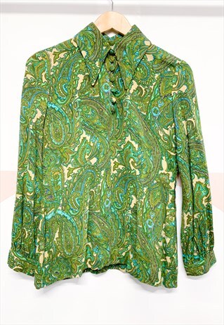 1970'S WOODSTOCK PAISLEY SHIRT