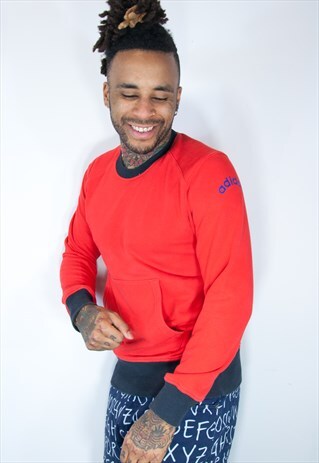 ADIDAS EMBROIDED VINTAGE SWEATSHIRT