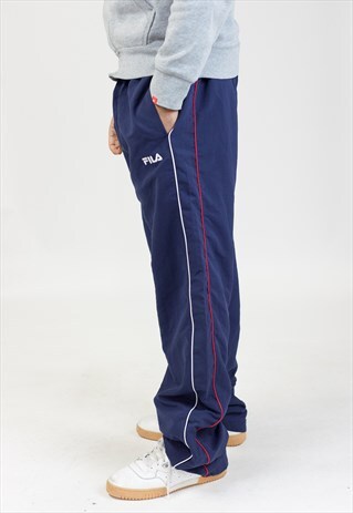 VINTAGE 90S FILA NAVY TRACKSUIT BOTTOMS
