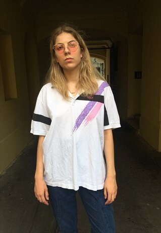VINTAGE 90' AMAZING FILA POLO T-SHIRT