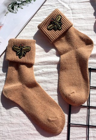 WINTER BEE SOCKS