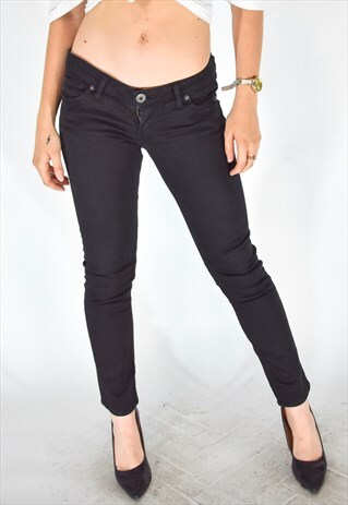 GUESS BLACK CASUAL STYLE PANTS