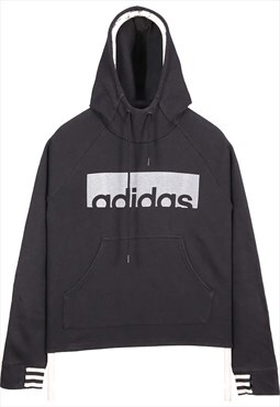 Vintage 90's Adidas Hoodie Spellout Logo Hooded Pullover
