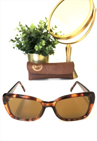 RAY-BAN BAUSCH & LOMB RITUALS BL TORTOISESHELL SUNGLASSES.