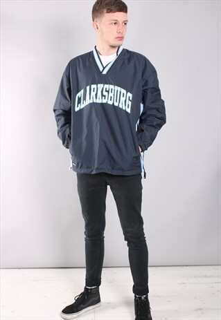 VINTAGE CLARKSBURG UNIVERSITY WINDBREAKER SWEATSHIRT