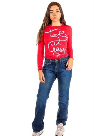 VINTAGE LEE BOOTCUT DENIM JEANS TR163