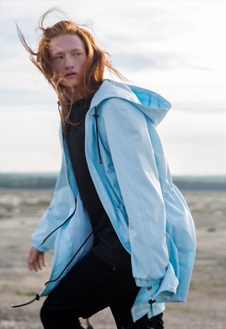 BLUE PARKA COAT