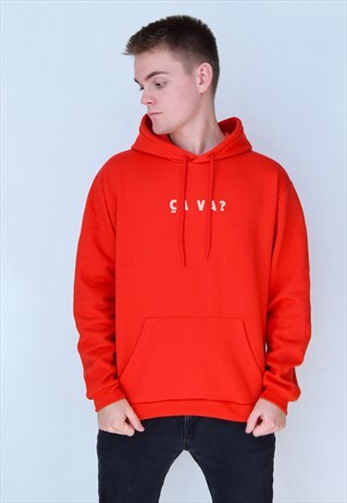 RED CA VA? (WHITE) HOODIE