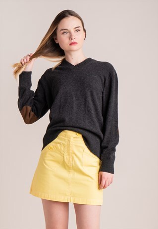 V NECK LAMBSWOOL SWEATER