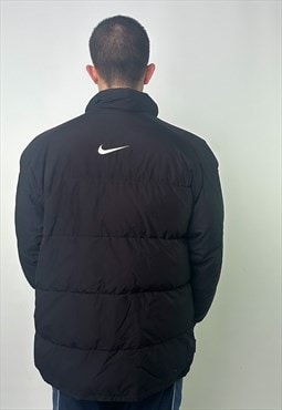 Black 90s NIKE Puffer Jacket Coat