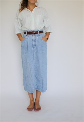 VINTAGE DENIM SKRIT
