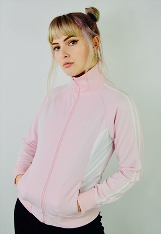 pastel pink tracksuit