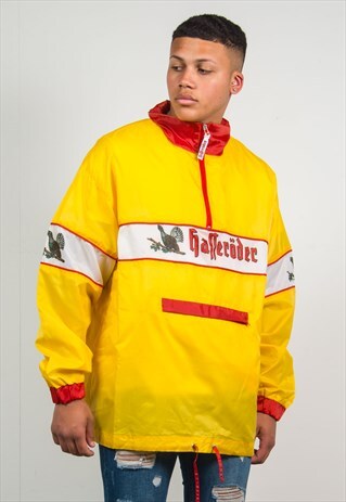 HALLERODER BEER WINDBREAKER CAGOULE JACKET