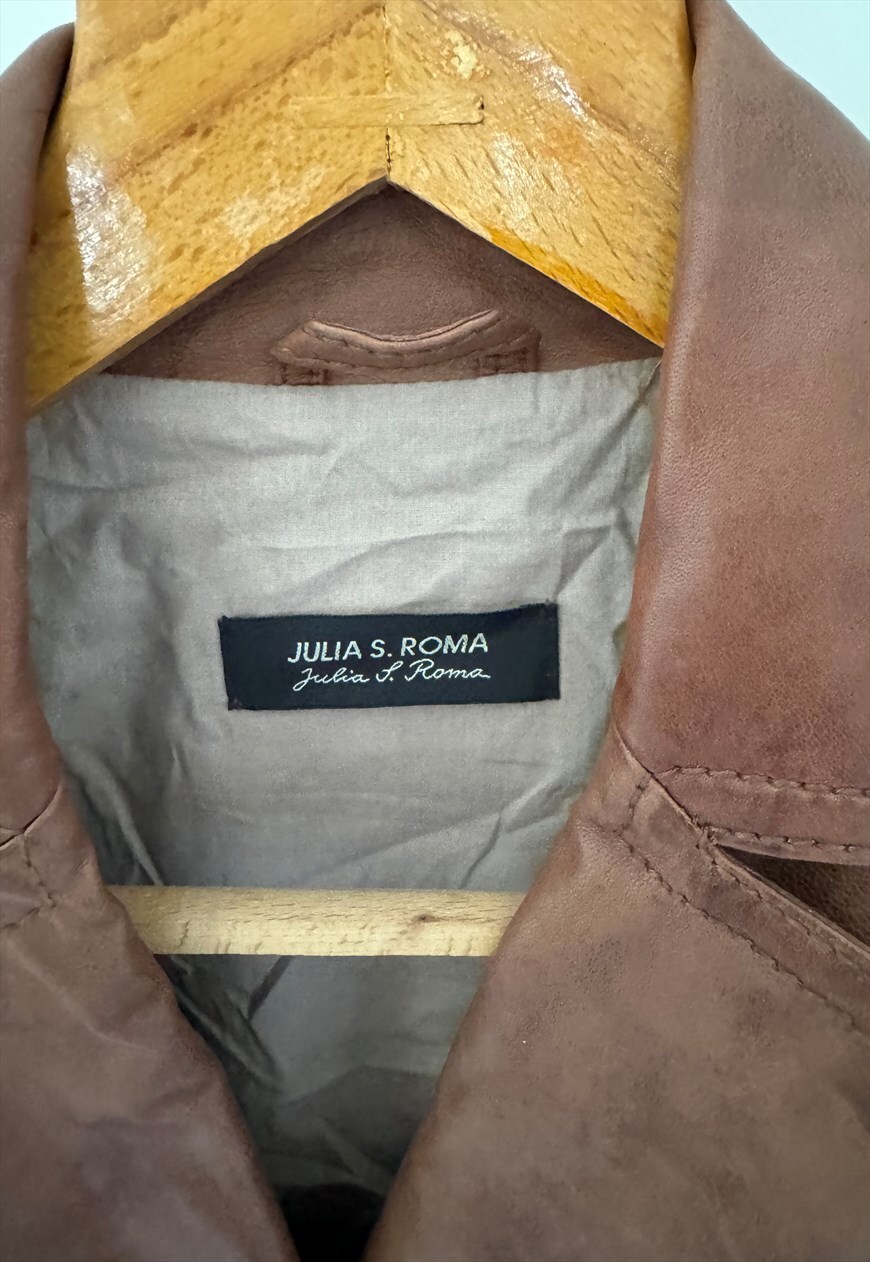 Julia s roma hot sale leather jacket