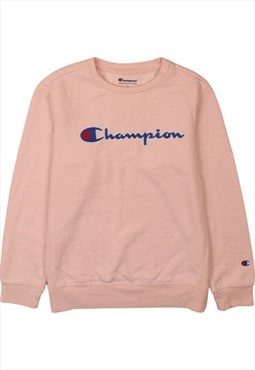 Champion 90's Spellout Crew Neck Heavyweight Sweatshirt Larg