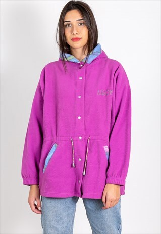 VINTAGE 80S FLEECE JACKET CRAZY PRINT AVELINAS / SP201651