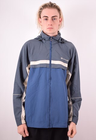 CHAMPION MENS VINTAGE JACKET LARGE MULTI 90S