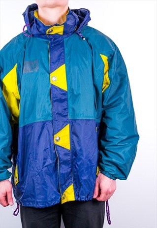 VINTAGE HELLY HANSEN JACKET IN BLUE XL