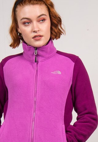 THE NORTH FACE PINK FLEECE JACKET