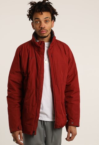 VINTAGE NIKE FLEECE LINED PADDED WINTER JACKET