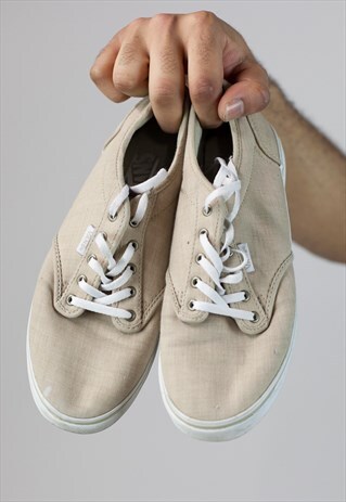 VINTAGE VANS BEIGE TRAINERS