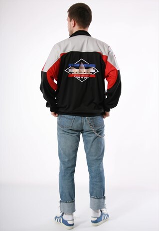 90S VINTAGE ADIDAS BIG LOGO OLDSCHOOL TRACK JACKET 13748