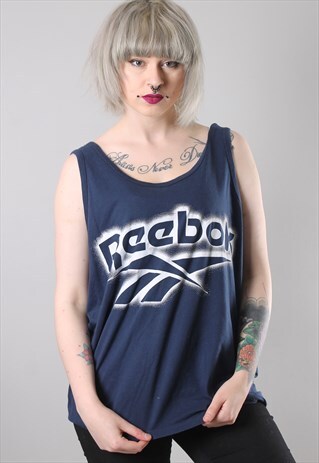 VINTAGE REEBOK VEST TOP MEDIUM