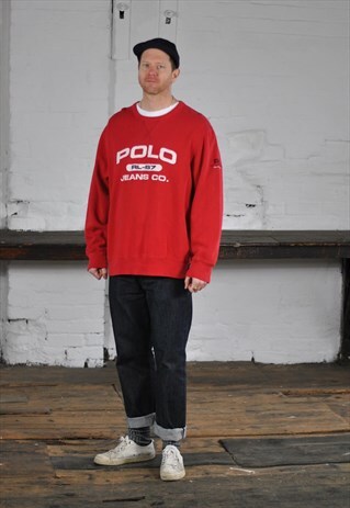 90S POLO RALPH LAUREN SPELL OUT SWEATER