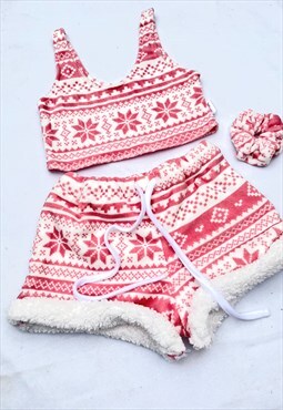 Handmade Nordic Pink shorts 