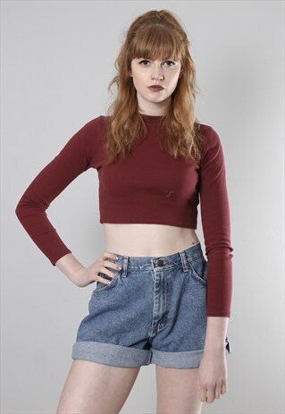VINTAGE 90S WRANGLER BLUE DENIM HIGH WAISTED SHORTS