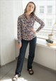 Vintage 80's Paisley Print Cotton Shirt