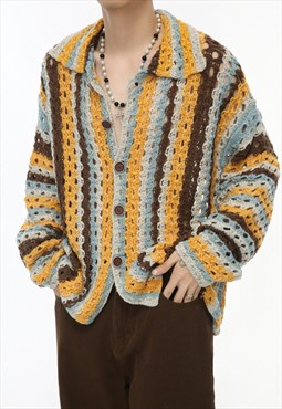 Men's French Vintage Rainbow Sweater AW24 Vol.1