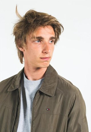 VINTAGE 80S TOMMY HILFIGER HARRINGTON JACKET / S2985