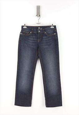 Dolce & Gabbana Regular Low Waist Jeans in Dark Denim - 42