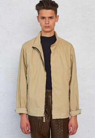 VINTAGE BEIGE TIMBERLAND WINDBREAKER JACKET