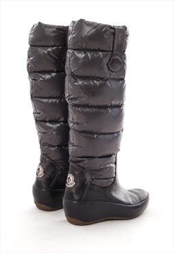 MONCLER Nimble Puffer Wedge Boots Shoes