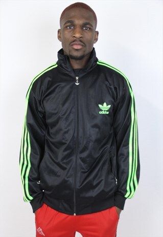 VINTAGE 90'S ADIDAS BLACK SPORTS JACKET