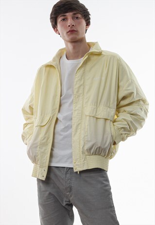VINTAGE ADIDAS ORIGINALS TRACKSUIT WINDBREAKER 90S YELLOW