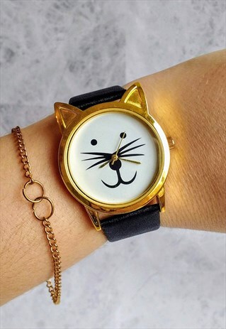 CUTE CAT FACE WATCH