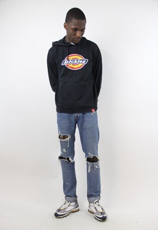 VINTAGE DICKIES BLACK HOODIE